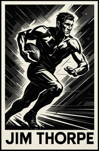 Jim Thorpe Athletic Legend Poster