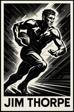 Jim Thorpe Athletic Legend Poster