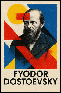 Fyodor Dostoevsky Literary Tribute Art Poster