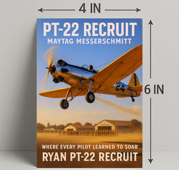 PT-22 Recruit Aviation Training Poster PosterGoat