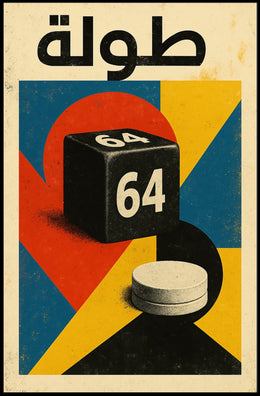 Backgammon Artistry Poster