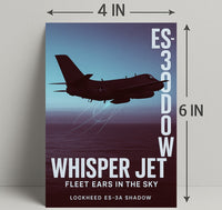 Whisper Jet Fleet Ears in the Sky Poster PosterGoat