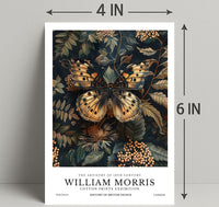 William Morris Botanical Artistry Exhibition Artistic Poster