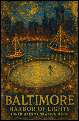 Baltimore Harbor Of Lights Poster