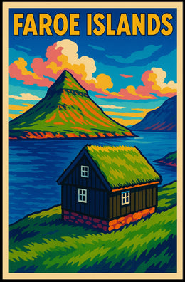 Faroe Islands Scenic Poster