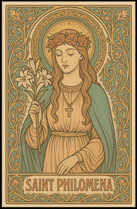 St. Philomena Sacred Poster