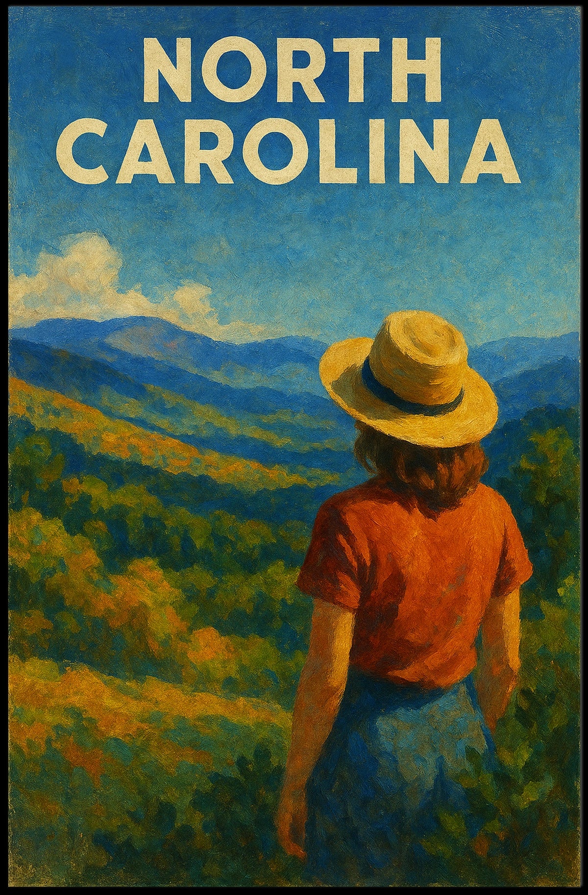 North Carolina Scenic Poster