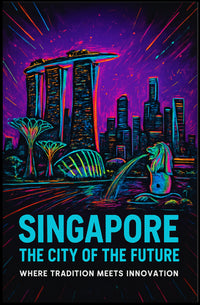 Singapore The City of the Future Poster