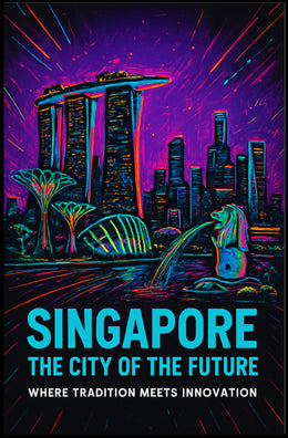 Singapore The City of the Future Poster