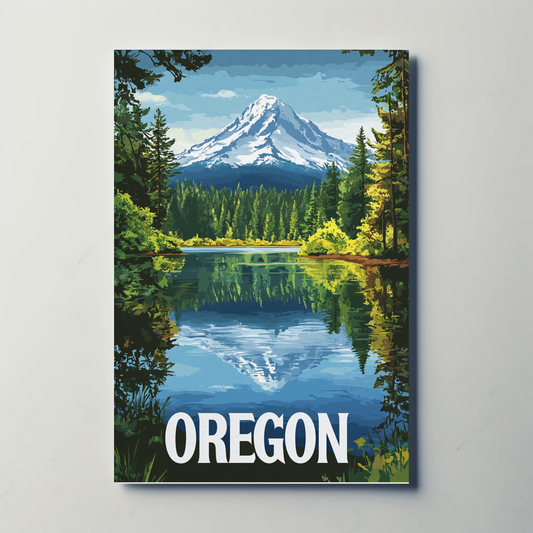 Oregon Vintage Poster