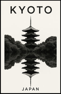 Kyoto Reflection Poster