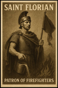 Saint Florian Patron Of Firefighters Poster