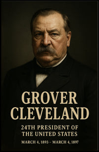 Grover Cleveland 24th President Poster