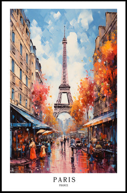 Autumn In Paris Poster