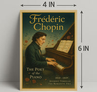 Frédéric Chopin The Poet of the Piano Poster PosterGoat