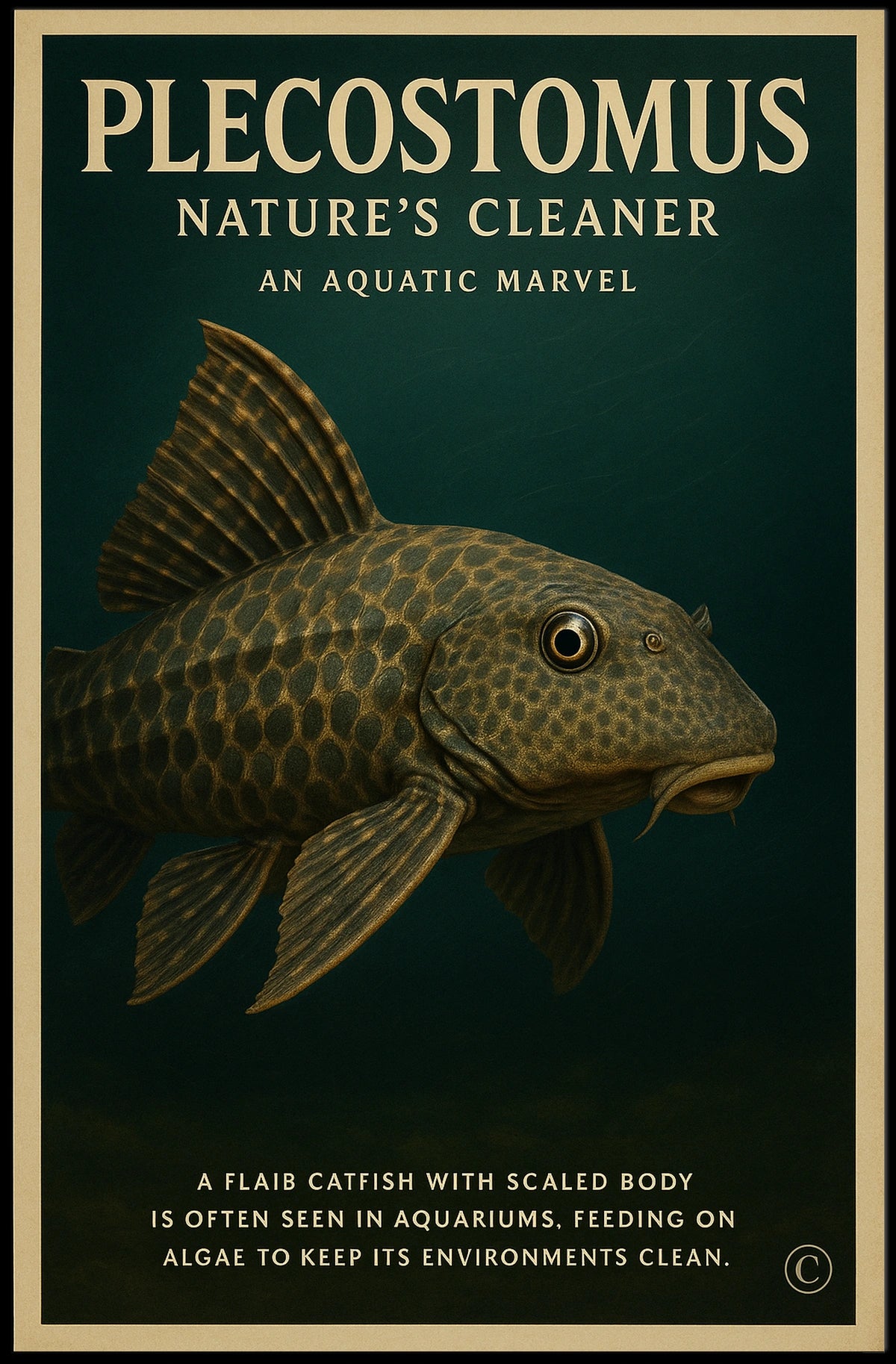 Plecostomus Natures Cleaner Poster