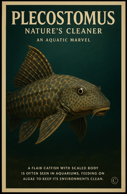 Plecostomus Natures Cleaner Poster