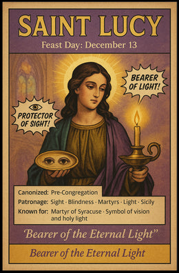 Saint Lucy  Bearer of Light Poster