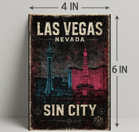Las Vegas Sin City Poster PosterGoat