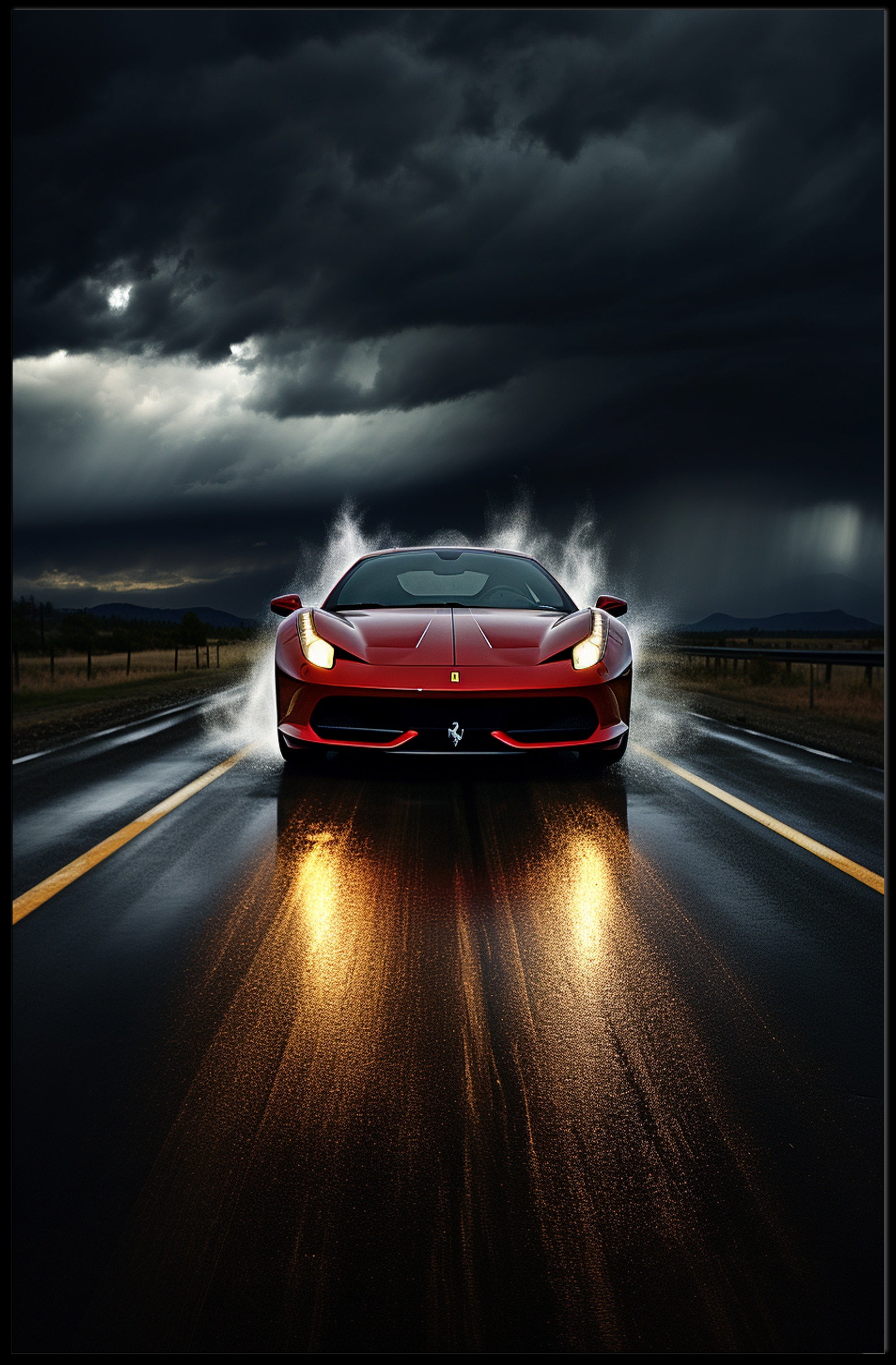 Speed And Storm Poster