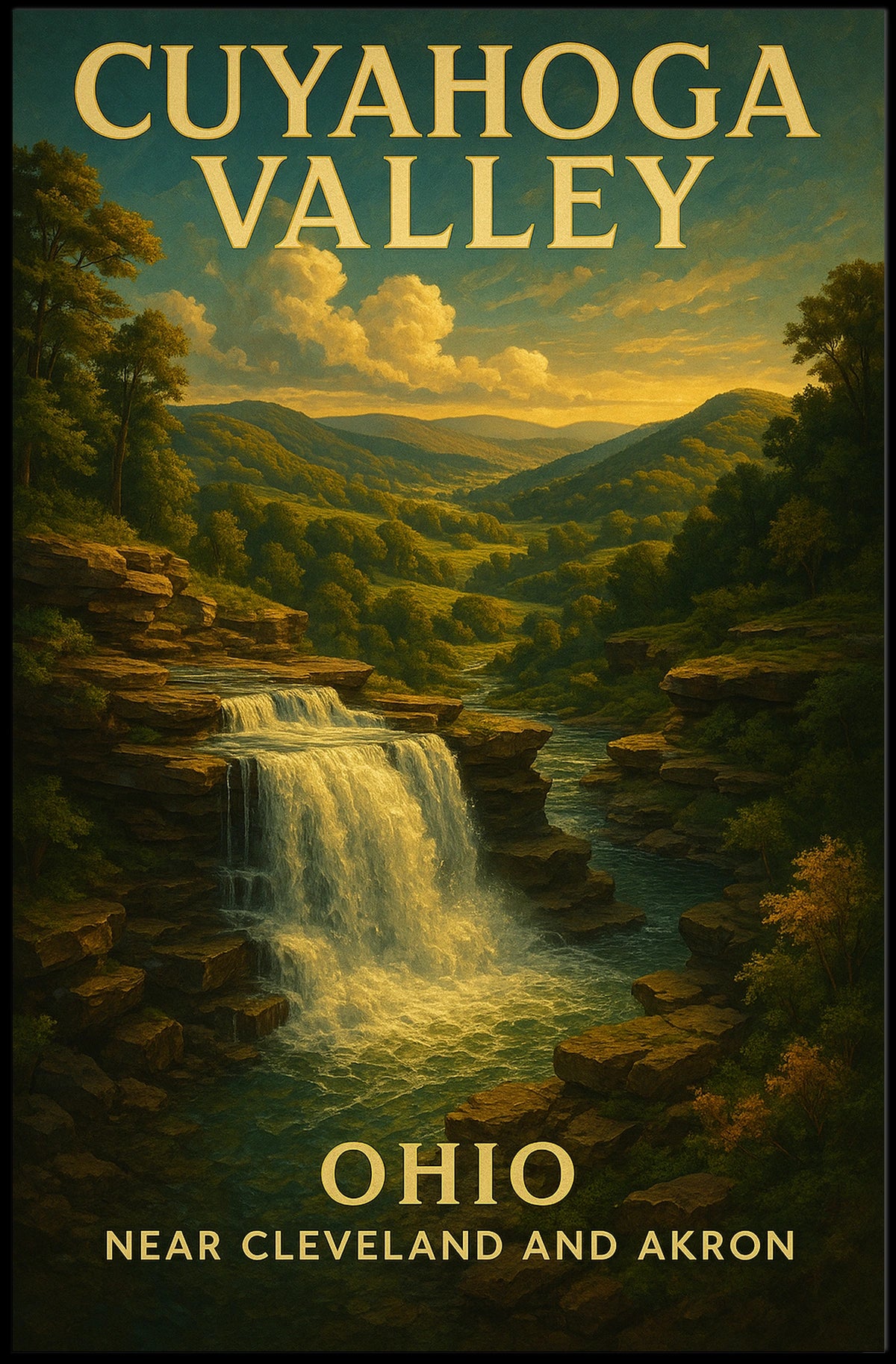 Cuyahoga Valley OhioS Natural Beauty Poster