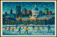 Winter in Montréal Poster