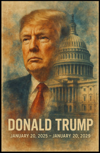 Trump Guardians Republic Patriotic Oil Painting Poster