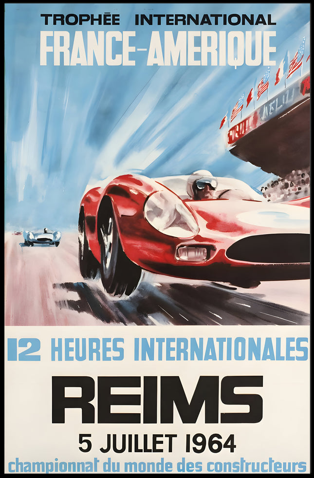 Trophée International France-Amérique 1964 Poster
