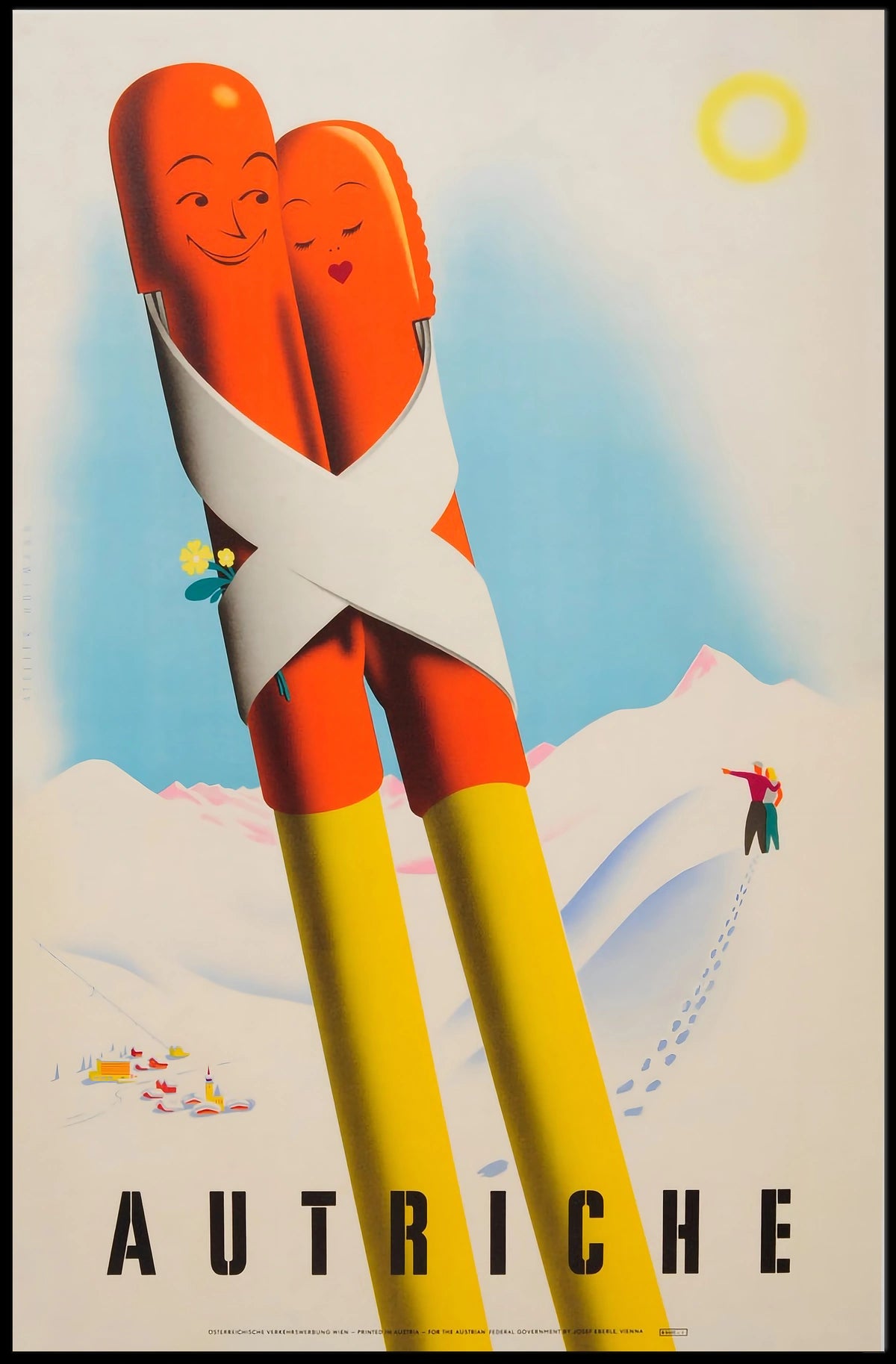Winter Romance In Austria Poster