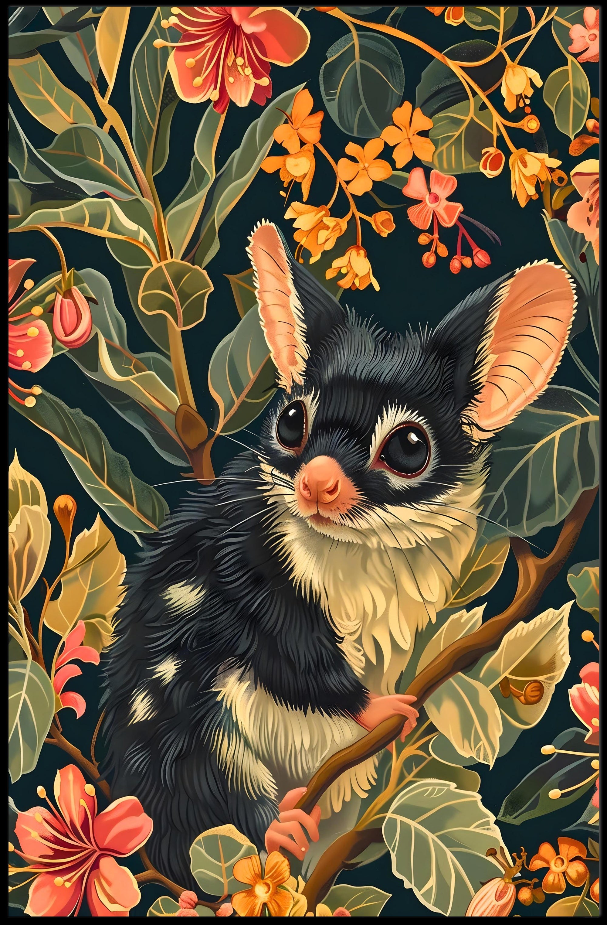 Enchanted Forest Creature Wall Art Print
