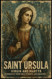 Saint Ursula Religious and Educational Art Poster
