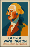 George Washington 1St President Poster
