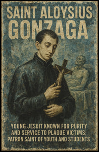 Saint Aloysius Gonzaga Poster