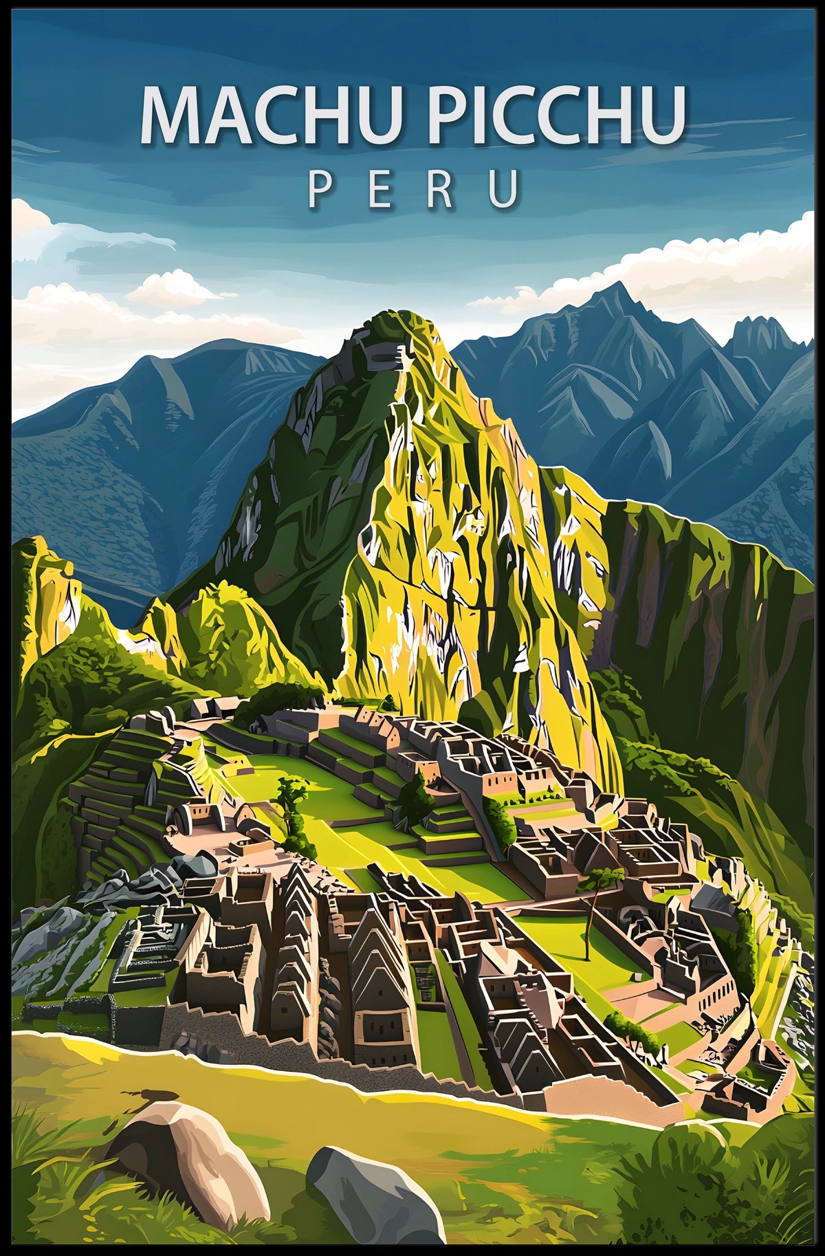 Machu Picchu Peru Poster