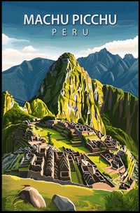 Machu Picchu Peru Poster