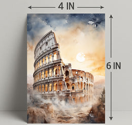 Colosseum At Dusk Poster