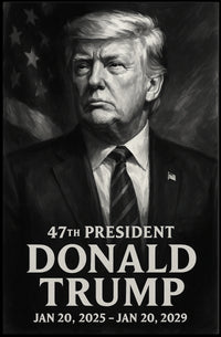 Donald Trump 47th President Poster