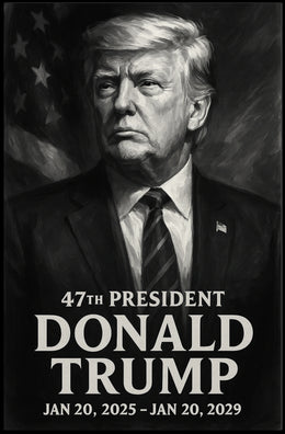 Donald Trump 47th President Poster