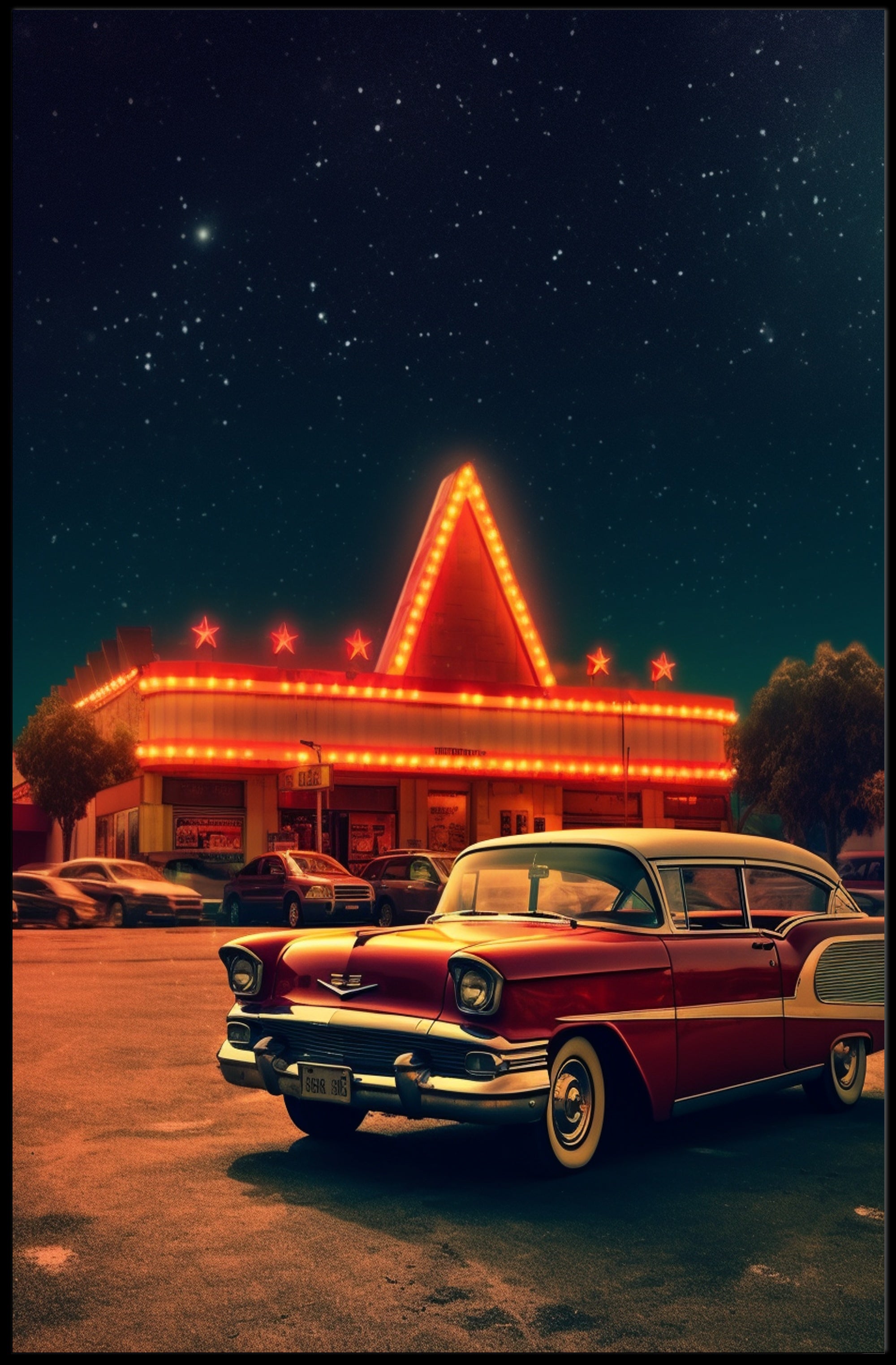Nostalgic Night Drive-In Poster