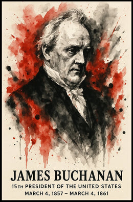 James Buchanan Poster: Historical Presidential Era Wall Art