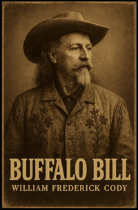 Buffalo Bill Wild West Classic Historical Poster