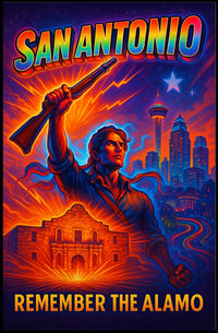Remember The Alamo Poster
