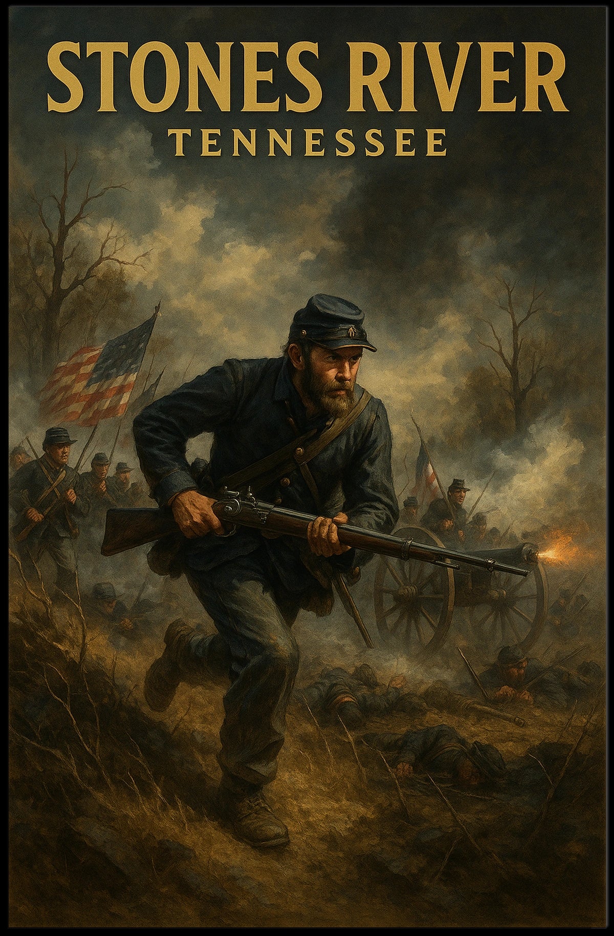 Stones River Tennessee Poster