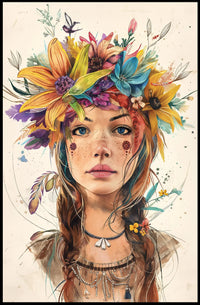 Abstract Nature-Inspired Art Poster
