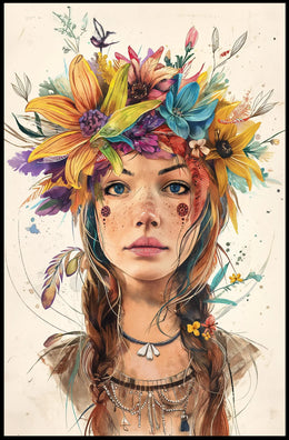 Abstract Nature-Inspired Art Poster