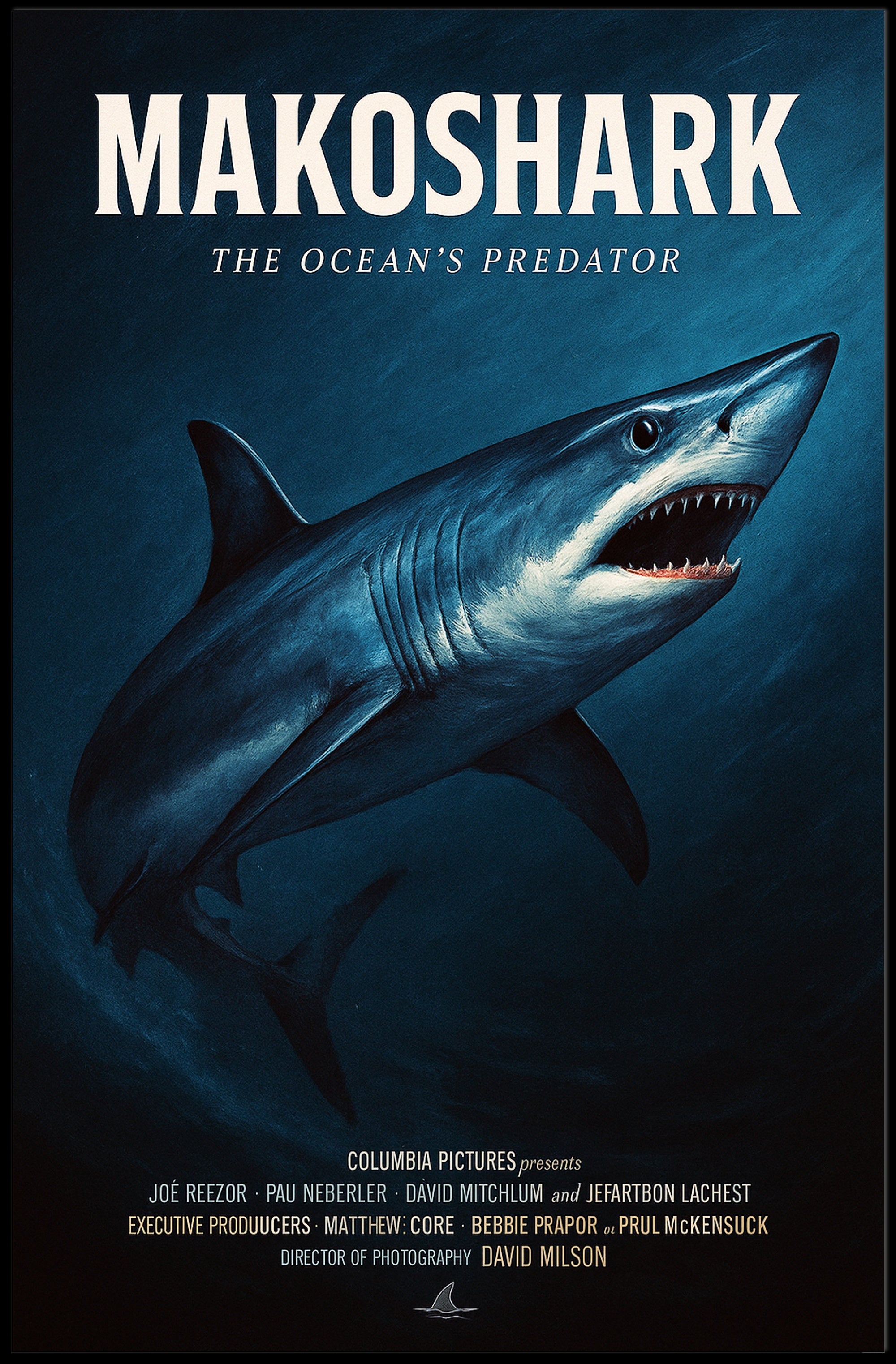 Makoshark The Oceans Predator Poster PosterGoat