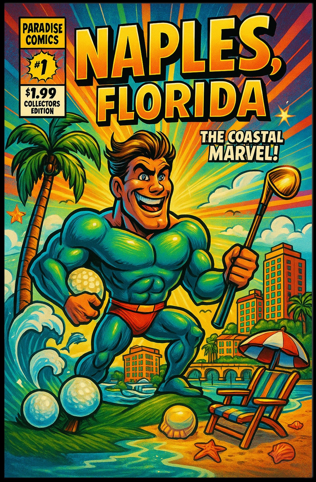 Naples, Florida The Coastal Marvel Poster
