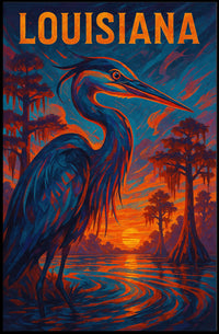 Louisiana Wildlife Poster