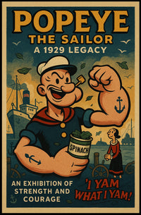 Popeye 1929 Art Poster POP-116