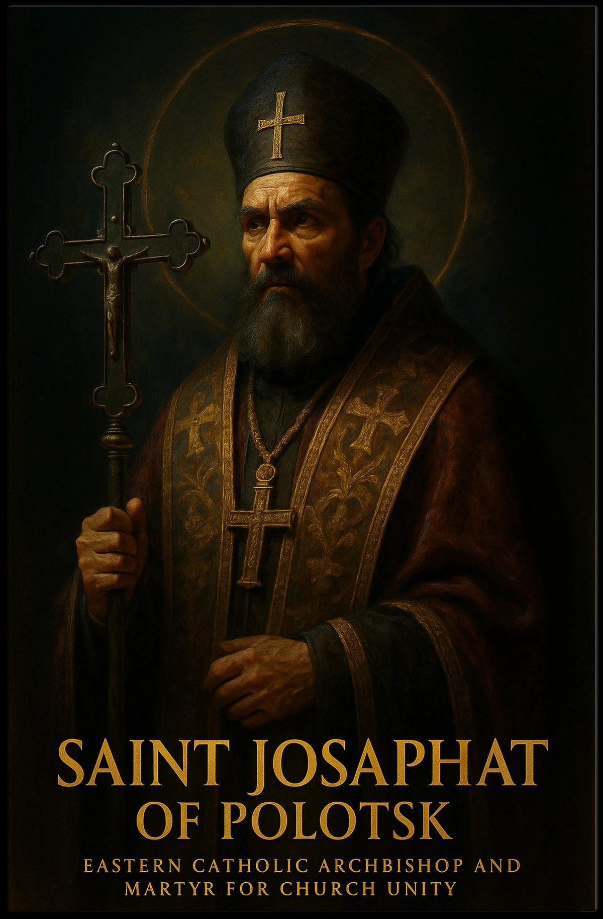 Saint Josaphat Of Polotsk Poster
